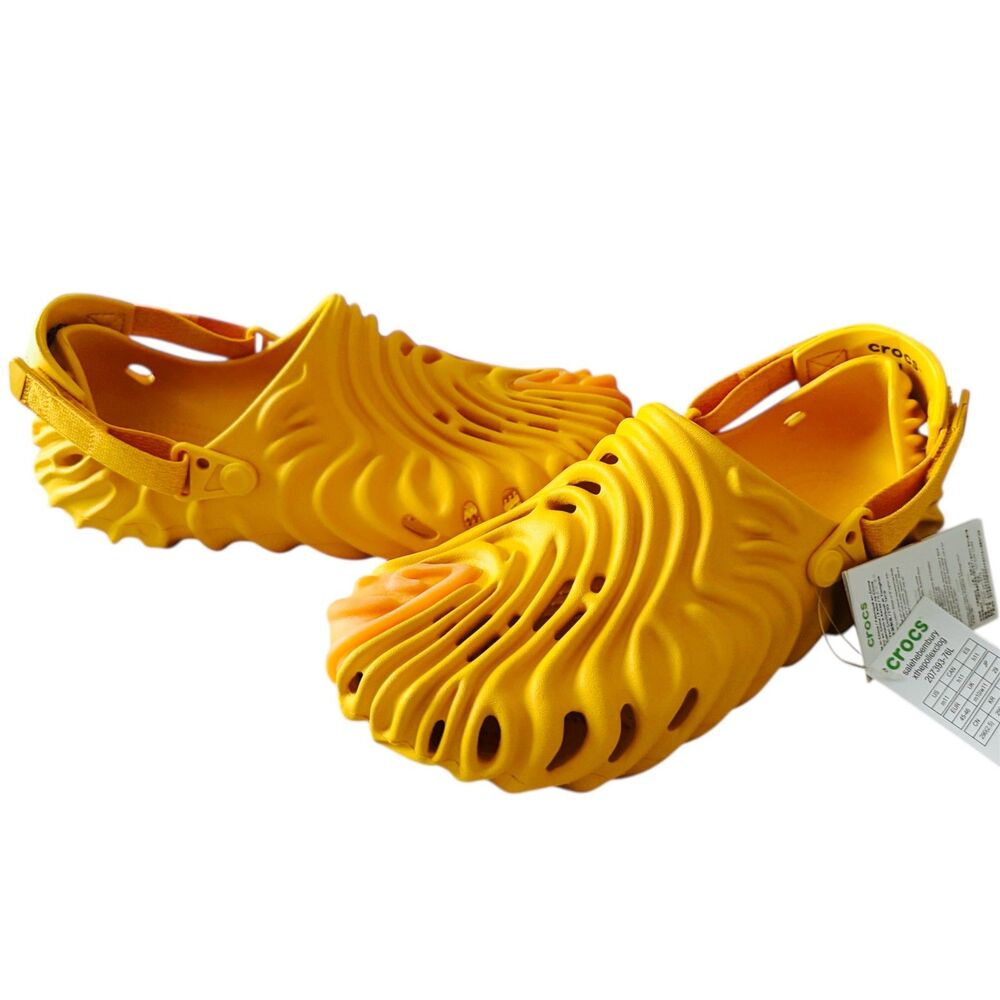 Crocs x Salehe Bembury Pollex Clog Yoke Yellow 207393-76L Men’s Sizes 11